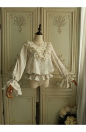 Faeries Daffodil Twelfth Night V Neck Blouse(Reservation/Full Payment Without Shipping)